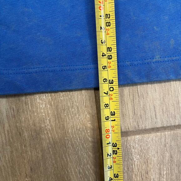 DSG Men’s Medium Blue Organic Cotton Tee Soft Mid-Weight Crewneck Short Sleeve - Picture 4 of 6